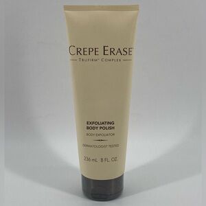 Crepe Erase Exfoliating Body Polish Trufirm Skin Exfoliator 8 oz 236mL Sealed